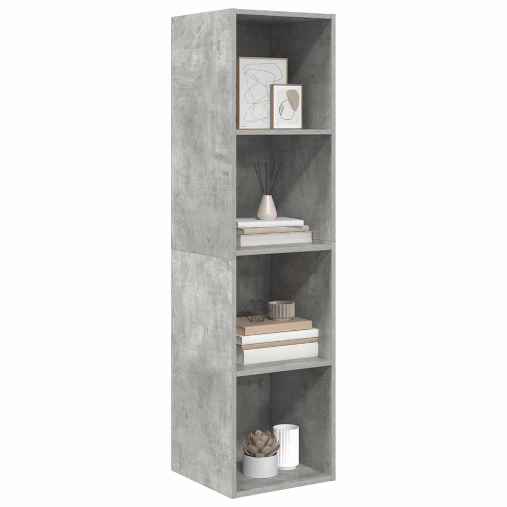 Wall-mounted TV Cabinet Concrete Grey 37x37x142.5 cm Engineered Wood