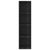 Wall-mounted TV Cabinet High Gloss Black 37x37x142.5 cm Engineered Wood