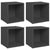 TV Cabinets 4 pcs Grey 37x35x37 cm Engineered Wood