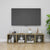 TV Cabinet White and Sonoma Oak 37x35x37 cm Engineered Wood