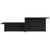 Coffee Table Black 111.5x50x33 cm Engineered Wood