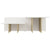 Coffee Tables 2 pcs Sonoma Oak and White 111.5x50x33 cm Engineered Wood