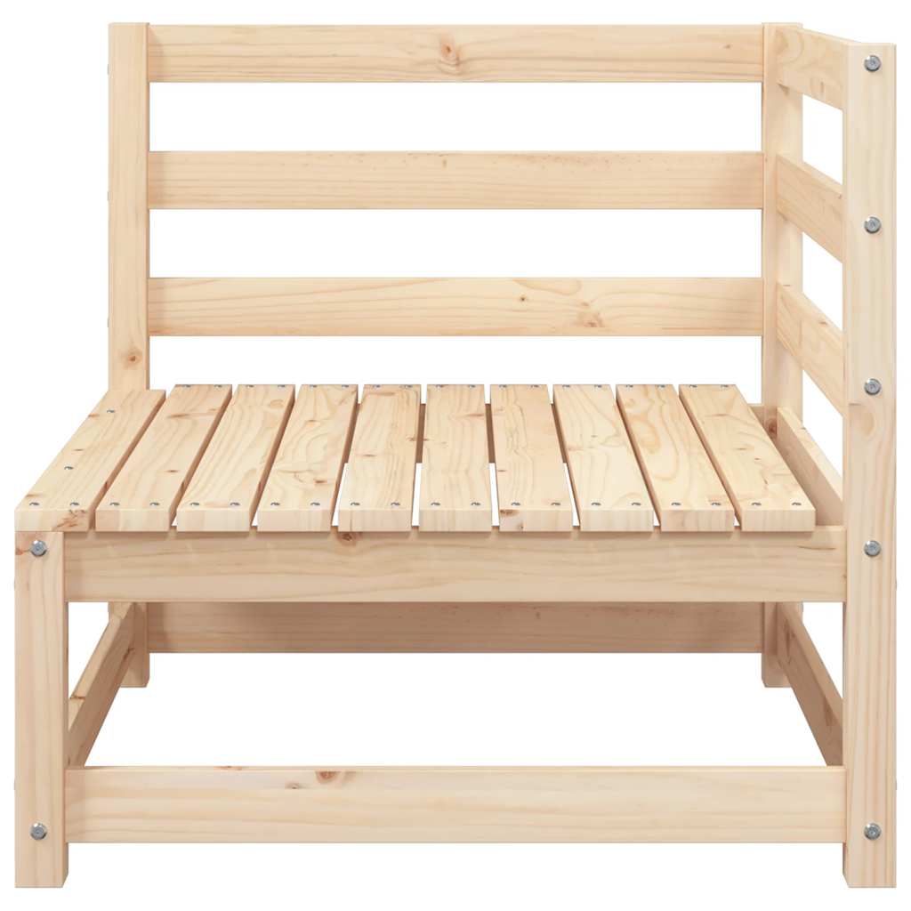 Garden Corner Sofa Solid Pinewood