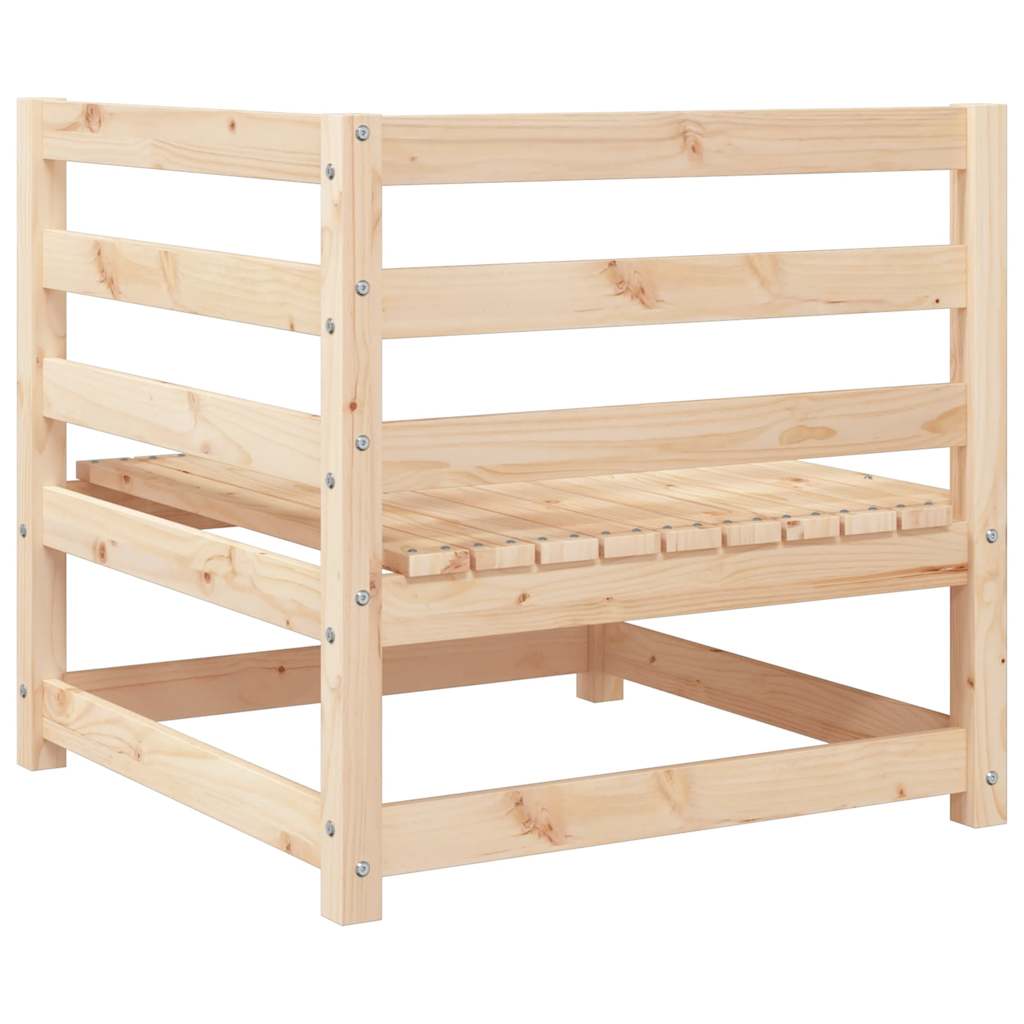 Garden Corner Sofa Solid Pinewood