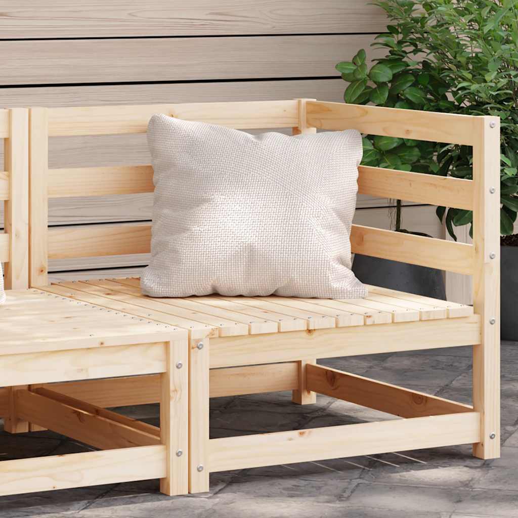Garden Corner Sofa Solid Pinewood