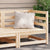 Garden Corner Sofa Solid Pinewood