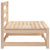 Garden Middle Sofa Solid Pinewood