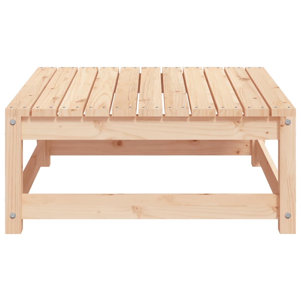 Garden Footstool 70x70x30 cm Solid Pinewood