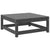 Garden Footstool 70x70x30 cm Grey Solid Pinewood