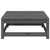 Garden Footstool 70x70x30 cm Grey Solid Pinewood