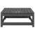 Garden Footstool 70x70x30 cm Grey Solid Pinewood