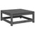 Garden Footstool 70x70x30 cm Grey Solid Pinewood