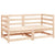 Garden Corner Sofas 2 pcs Solid Pinewood