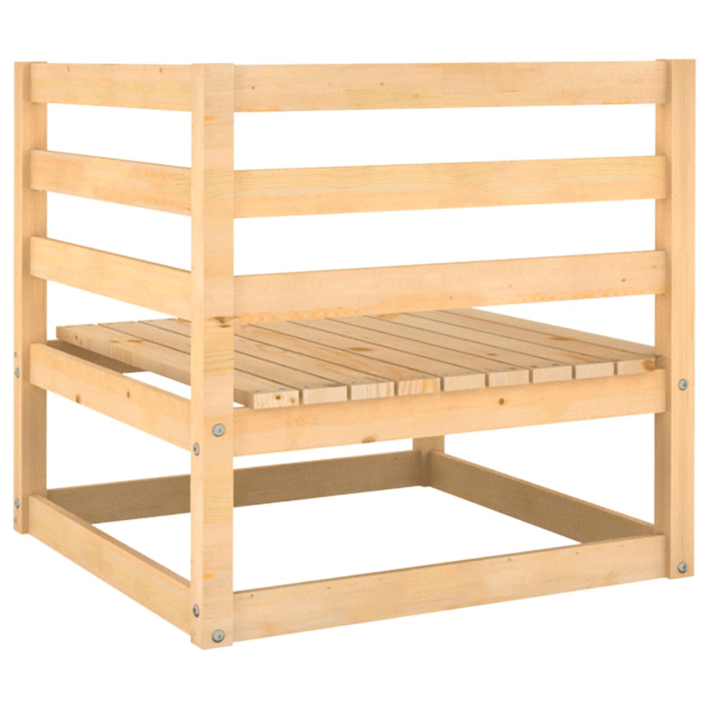 Garden Corner Sofas 2 pcs Solid Pinewood