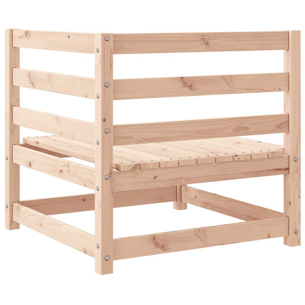 Garden Corner Sofas 2 pcs Solid Pinewood