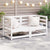Garden Corner Sofas 2 pcs White Solid Pinewood