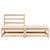 2 Piece Garden Lounge Set Solid Pinewood