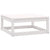 2 Piece Garden Lounge Set White Solid Pinewood