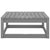 2 Piece Garden Lounge Set Grey Solid Pinewood