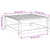 2 Piece Garden Lounge Set Grey Solid Pinewood
