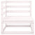 Garden Corner Sofa with Anthracite Cushions Solid Pinewood
