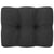 Garden Corner Sofa with Anthracite Cushions Solid Pinewood