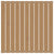 Garden Footstool with Cushion Honey Brown Solid Pinewood