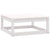 3 Piece Garden Lounge Set with Cushions White Solid Pinewood