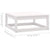 3 Piece Garden Lounge Set with Cushions White Solid Pinewood