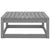 3 Piece Garden Lounge Set with Cushions Grey Solid Pinewood