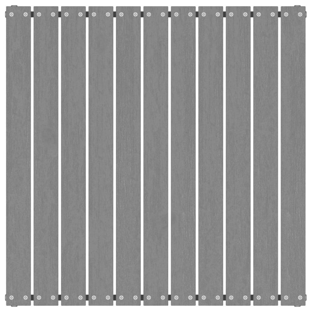 3 Piece Garden Lounge Set with Cushions Grey Solid Pinewood