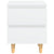 Bed Cabinets with Solid Pinewood Legs 2 pcs White 40x35x50 cm