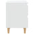 Bed Cabinets with Solid Pinewood Legs 2 pcs White 40x35x50 cm