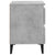 Bed Cabinet Concrete Grey 40x35x50 cm Engineered Wood