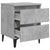 Bed Cabinet Concrete Grey 40x35x50 cm Engineered Wood