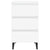 Bed Cabinet with Metal Legs 2 pcs White 40x35x69 cm