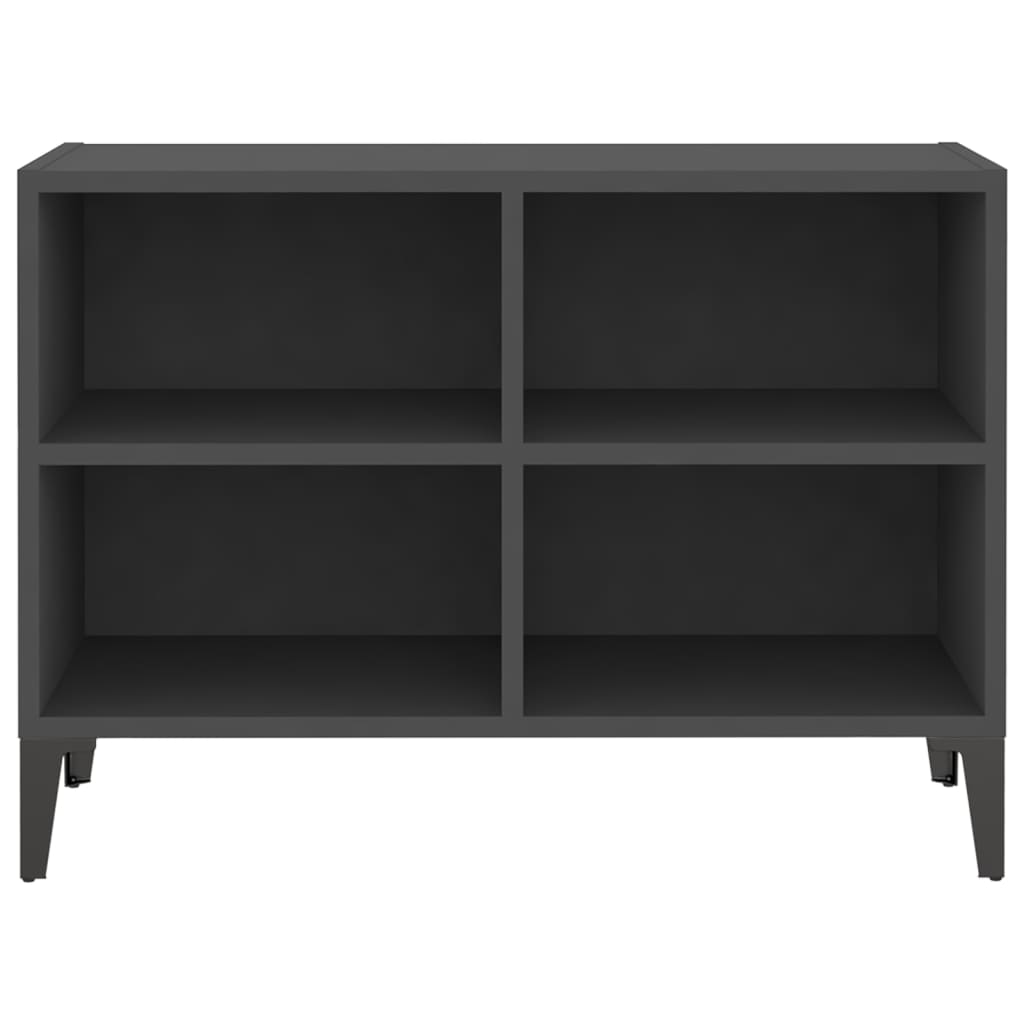 TV Cabinet with Metal Legs Grey 69.5x30x50 cm