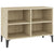 TV Cabinet with Metal Legs Sonoma Oak 69.5x30x50 cm