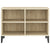 TV Cabinet with Metal Legs Sonoma Oak 69.5x30x50 cm