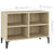 TV Cabinet with Metal Legs Sonoma Oak 69.5x30x50 cm