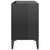 TV Cabinet with Metal Legs High Gloss Black 69.5x30x50 cm