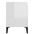 TV Cabinet with Metal Legs High Gloss White 103.5x35x50 cm