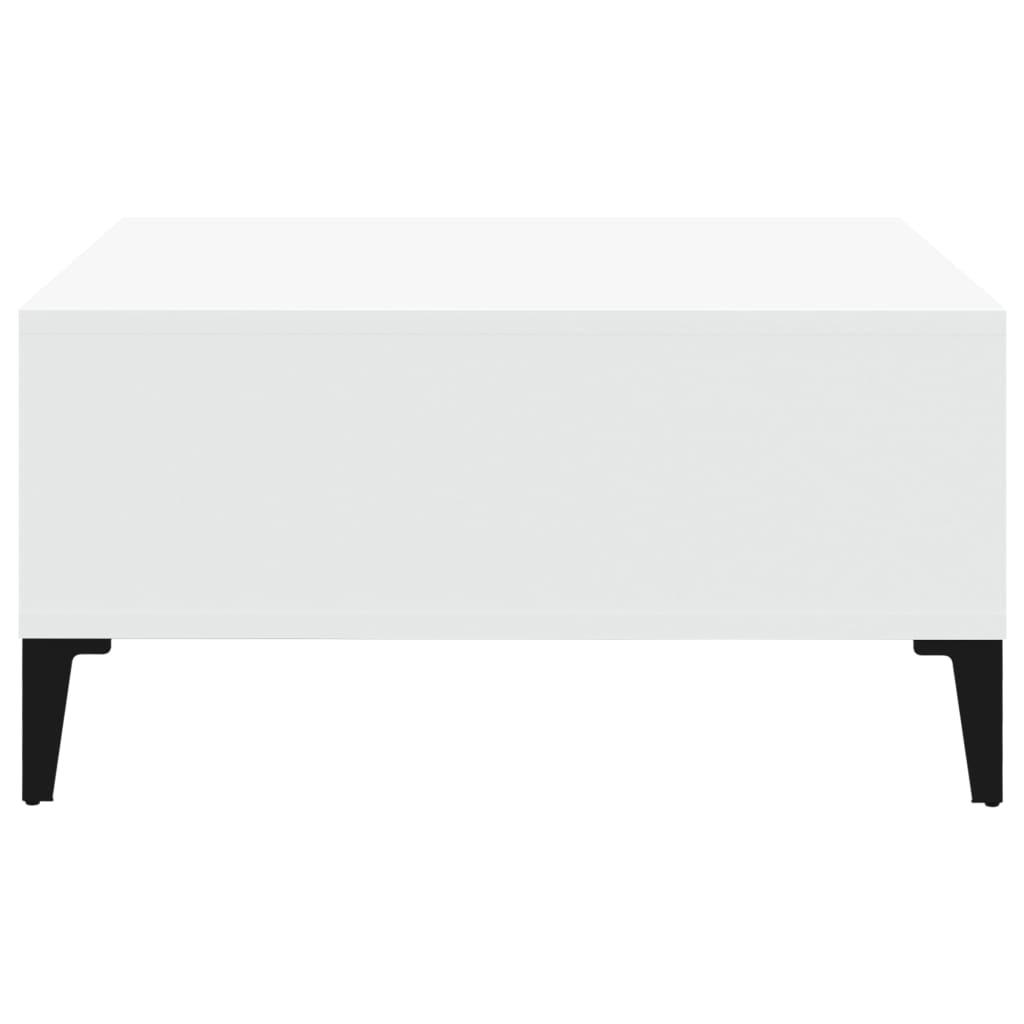 Coffee Table White 60x60x30 cm Engineered Wood