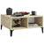 Coffee Table White and Sonoma Oak 60x60x30 cm Engineered Wood