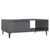 Coffee Table High Gloss Grey 90x60x35 cm Engineered Wood