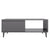 Coffee Table High Gloss Grey 90x60x35 cm Engineered Wood