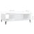 Coffee Table High Gloss White 103.5x60x35 cm Engineered Wood