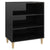 Sideboard High Gloss Black 57x35x70 cm Engineered Wood