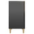 Sideboard High Gloss Black 57x35x70 cm Engineered Wood