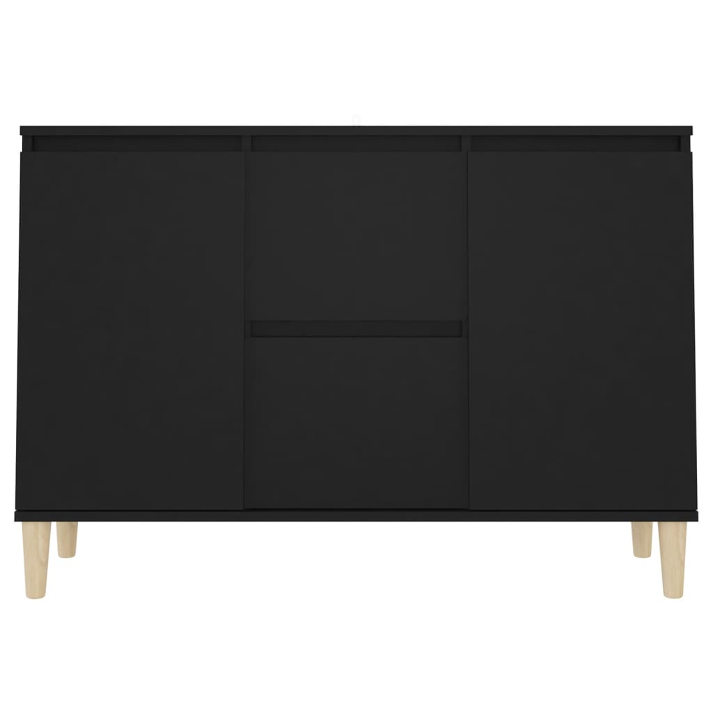 Sideboard Black 101x35x70 cm Engineered Wood